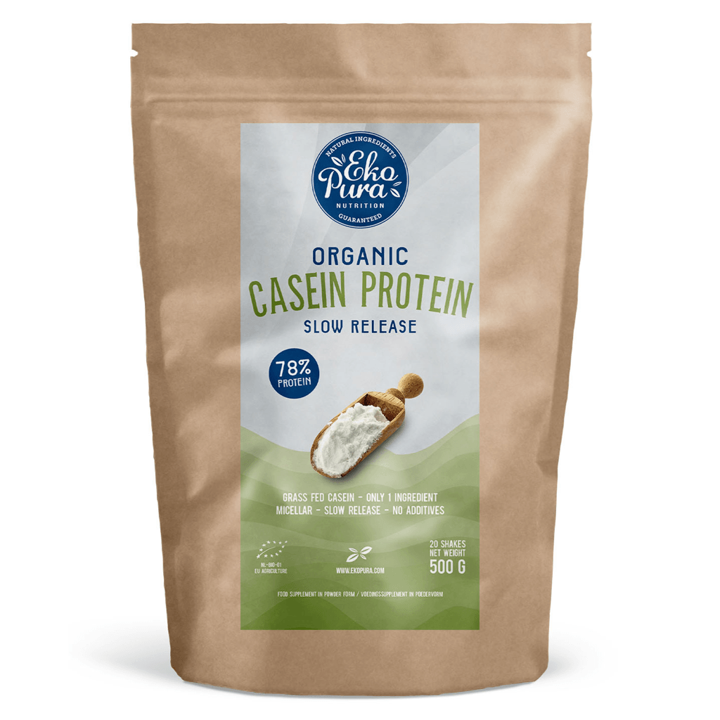 Ekopura organic casein pack shot front